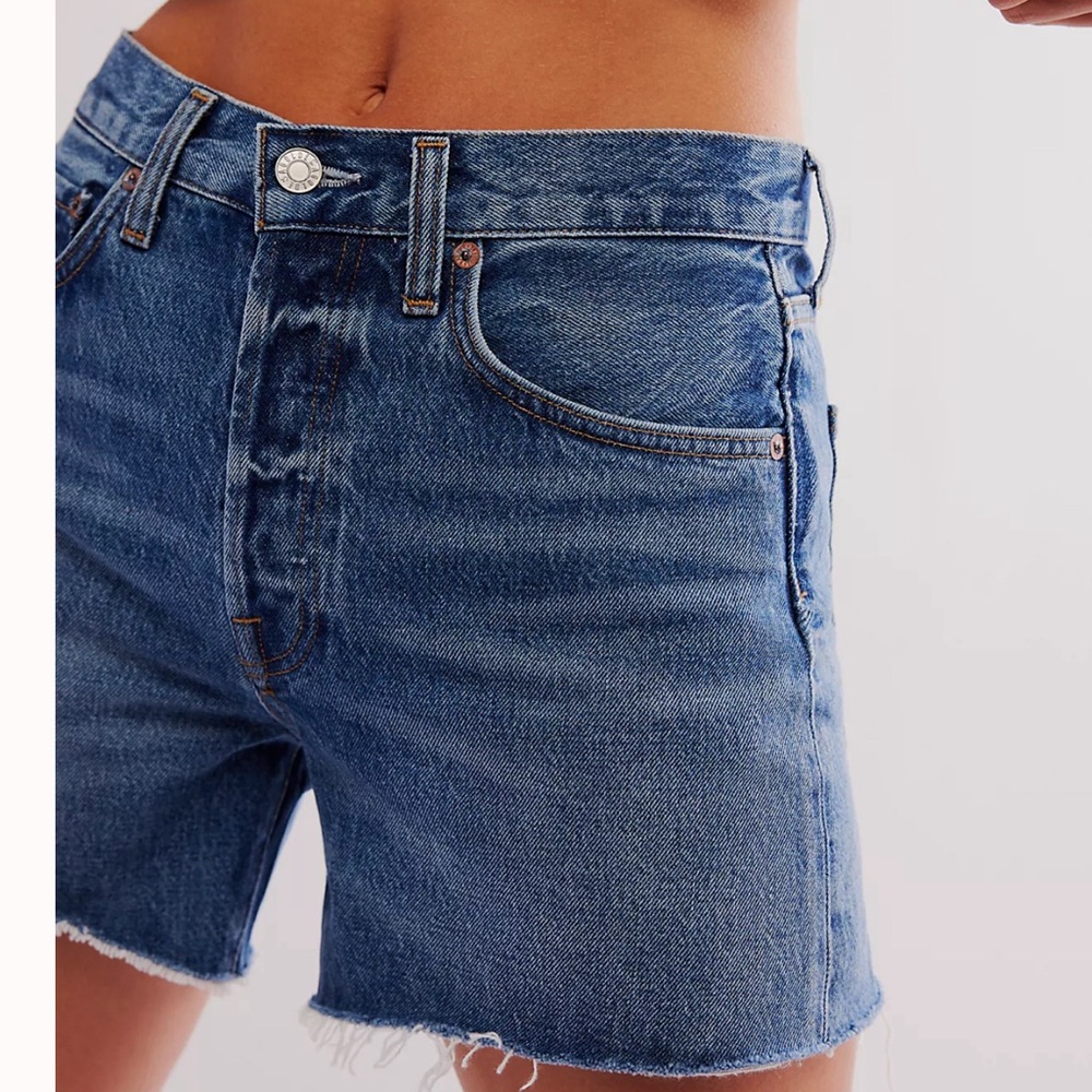 agolde Parker long shorts
